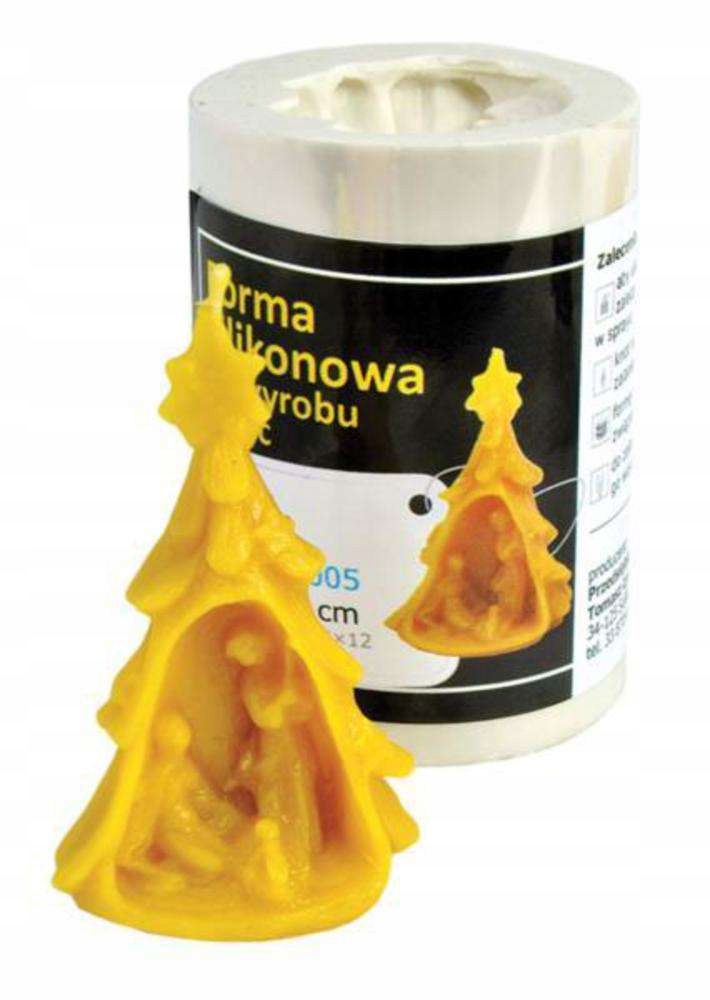 Silikonová forma Betlém 7,5 cm vosk svíčka