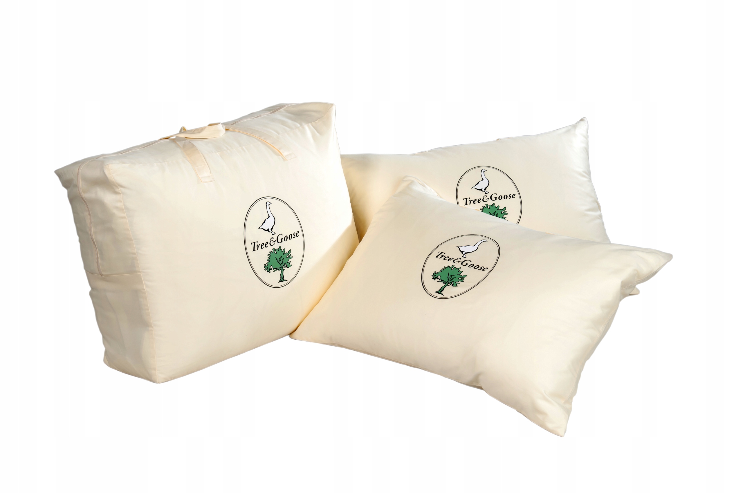Poduszka TREE&GOOSE 3-komorowa 50x60 puch 100%