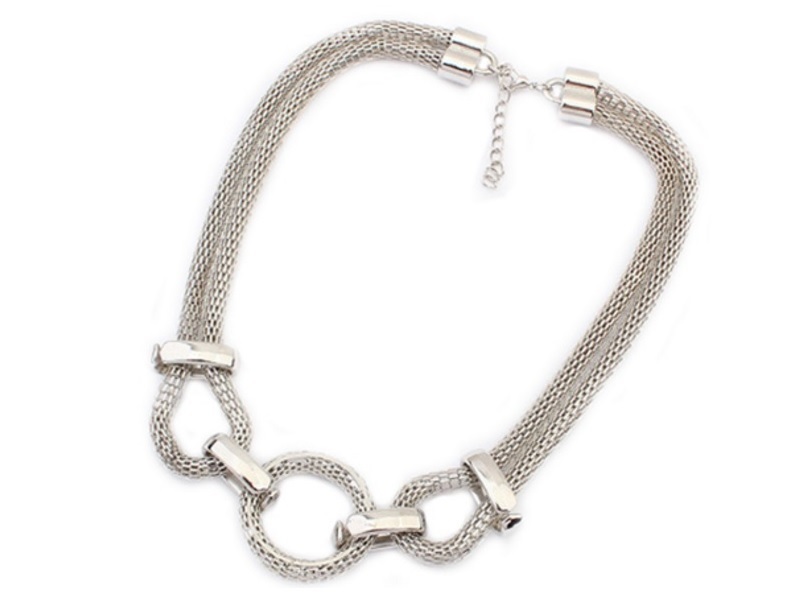 

Naszyjnik Srebrny Choker Zarka Kolia Podwójny Hit!