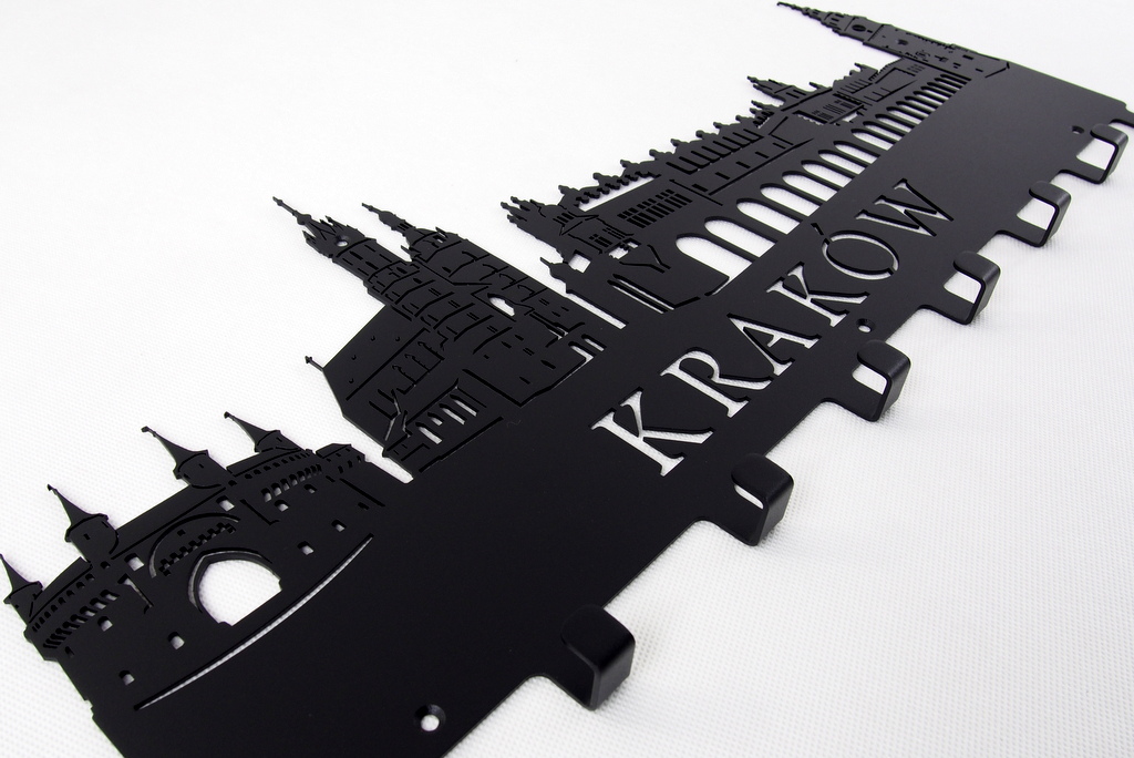 Wieszak do przedpokoju na ubrania klucze Kraków 60 Szerokość mebla 60 cm