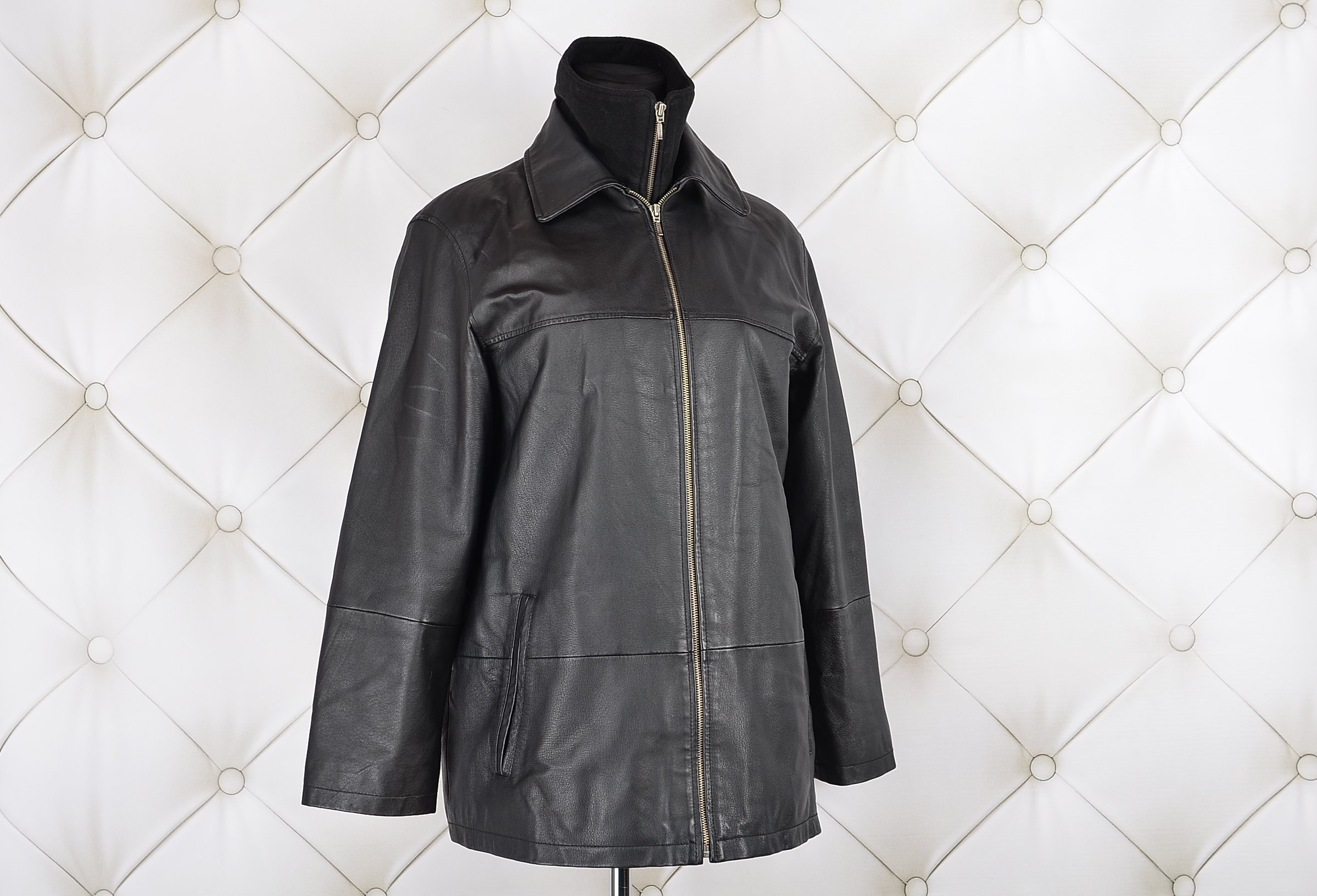 5644 KURTKA AVITANO SKÓRA NATURALNA 46 3XL Rękaw długi rękaw