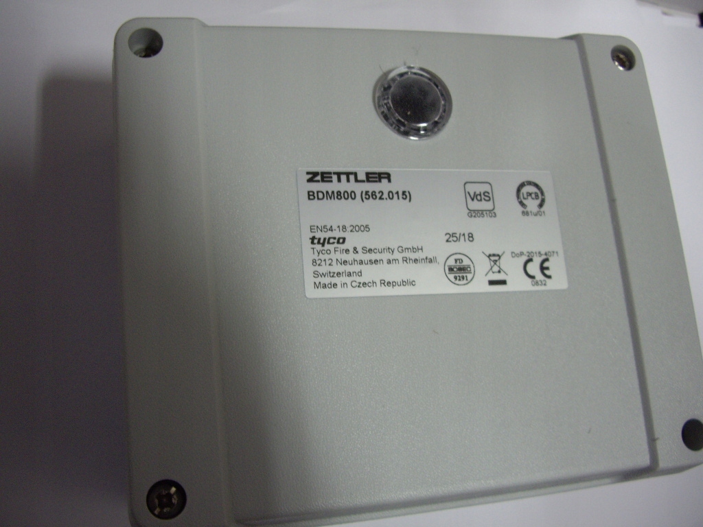 Zettler Tyco BDM800 modul optického detektoru D800