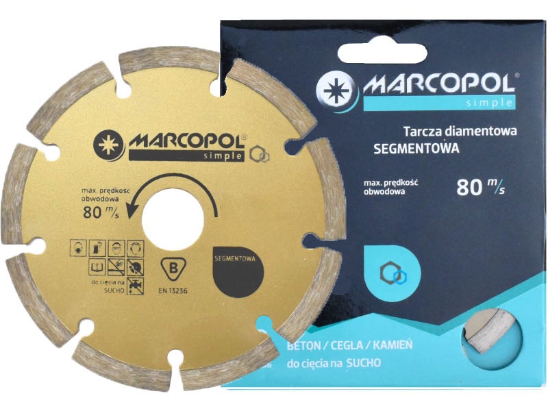 

Tarcza Diamentowa Segmentowa fi 230X22,23 MM