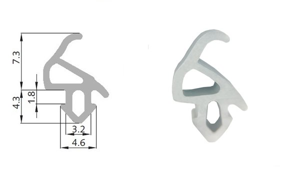 Uszczelki uszczelka do okien PCV okienne S-1560 A Marka Stomil