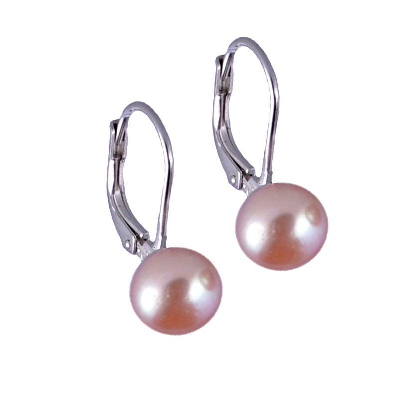 Vkusné Stříbrné Náušnice S Perlami Na Biglu