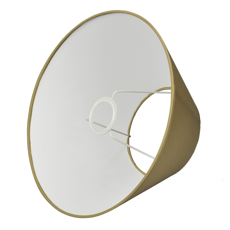 ABAŻUR do lampy stożek 4S cappuccino 15/30 wys16 kawowy abażurek Marka inna