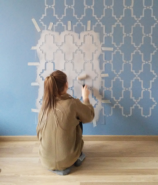 Kenitra - szablon malarski marokański Długość 100 cm