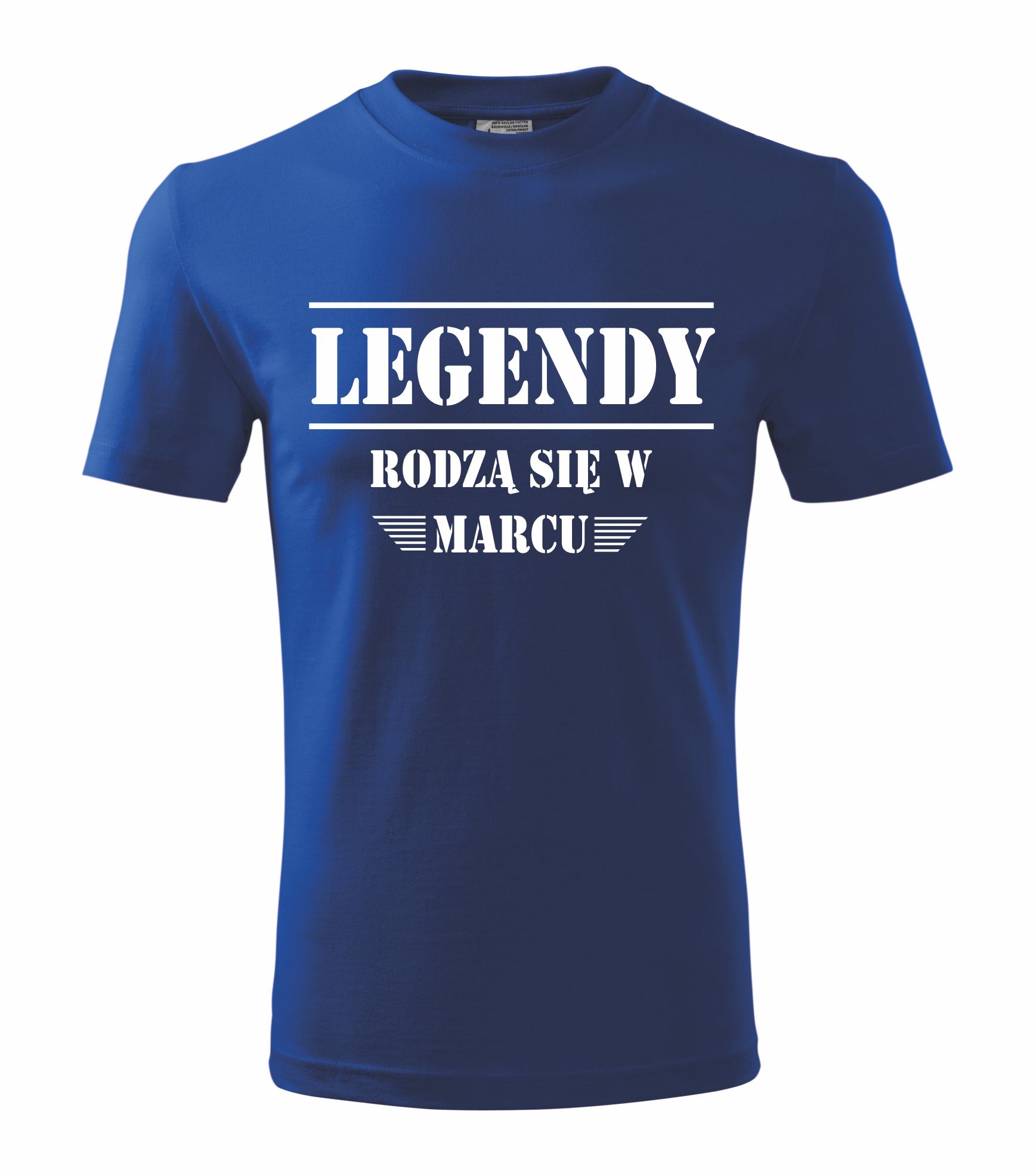 

Koszulka urodziny Legendy rodzą się w marcu XL