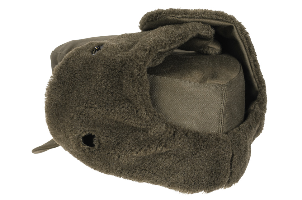 Oryginalna AUSTRIACKA CZAPKA USZATKA Piechoty - 57 Wzór dominujący bez wzoru