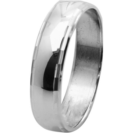 Stříbrný rhodiovaný prsten OBR050 r11 Gravírování Bonus