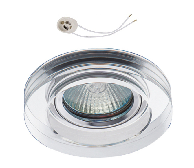 

Oprawa sufitowa szklana Gruba 2cm do Led GU10 CT78