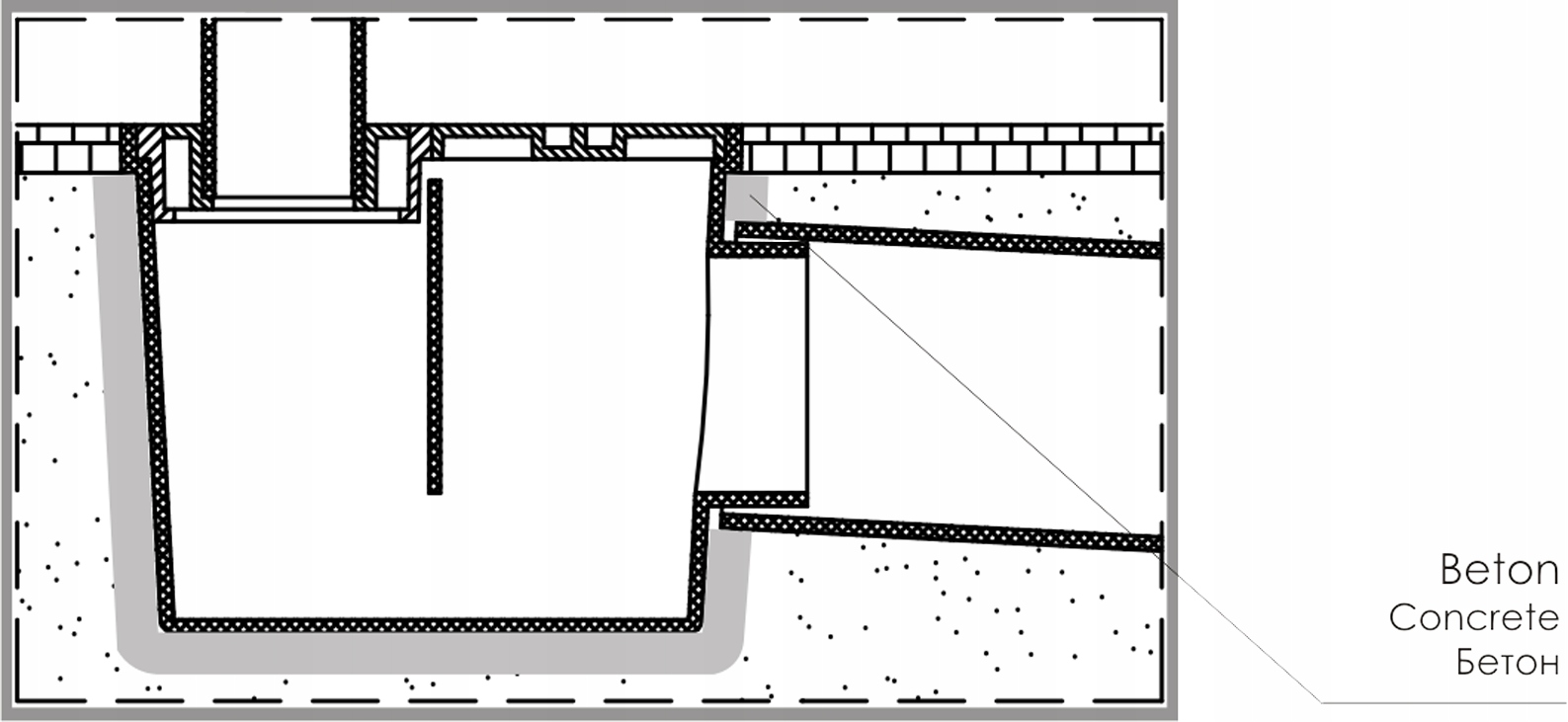 Osadnik rynnowy boczny 110 GRAFIT wpust deszcz ...RV251 Marka Max-Pol
