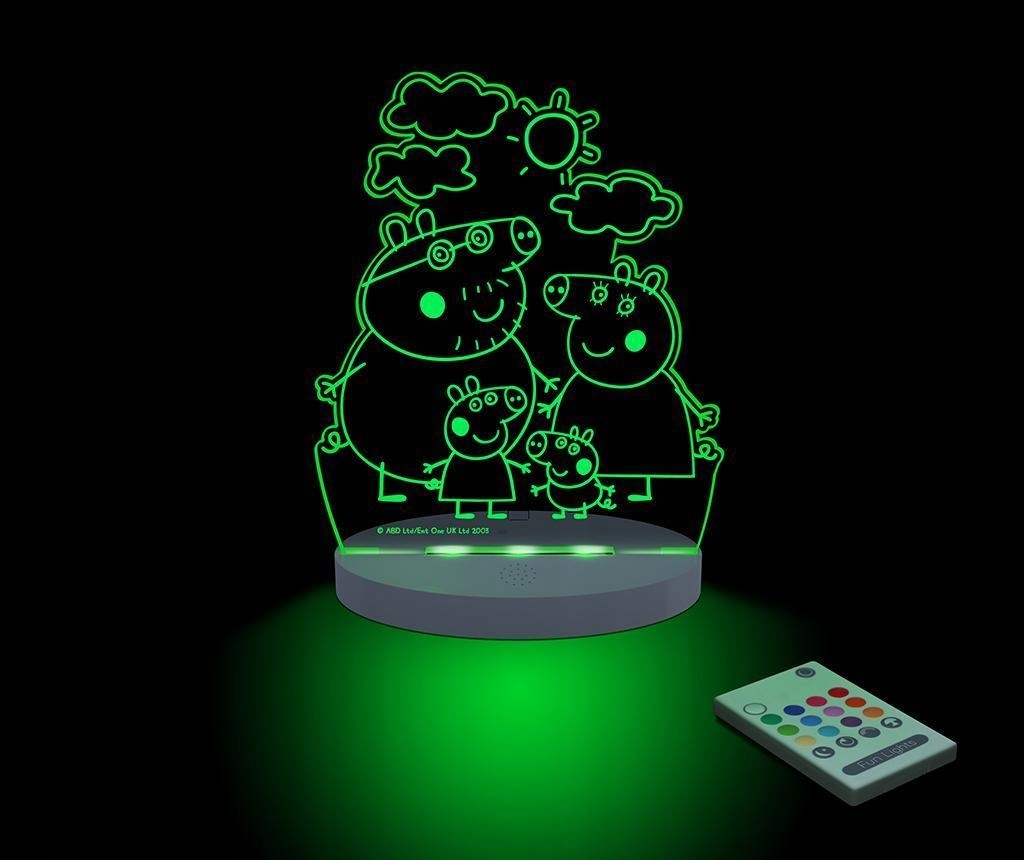 LAMPKA NOCNA - CZUWAJĄCA LED Aloka * ŚWINKA PEPA * Kod producenta 68