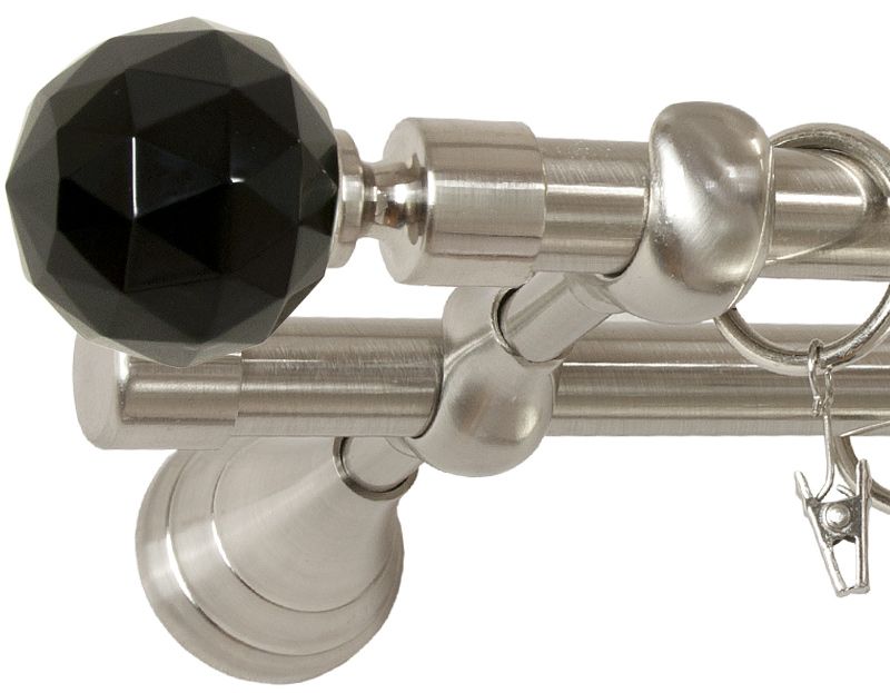 

Karnisz Crystal 240 cm Podwójny 2,4 karnisze fi 19