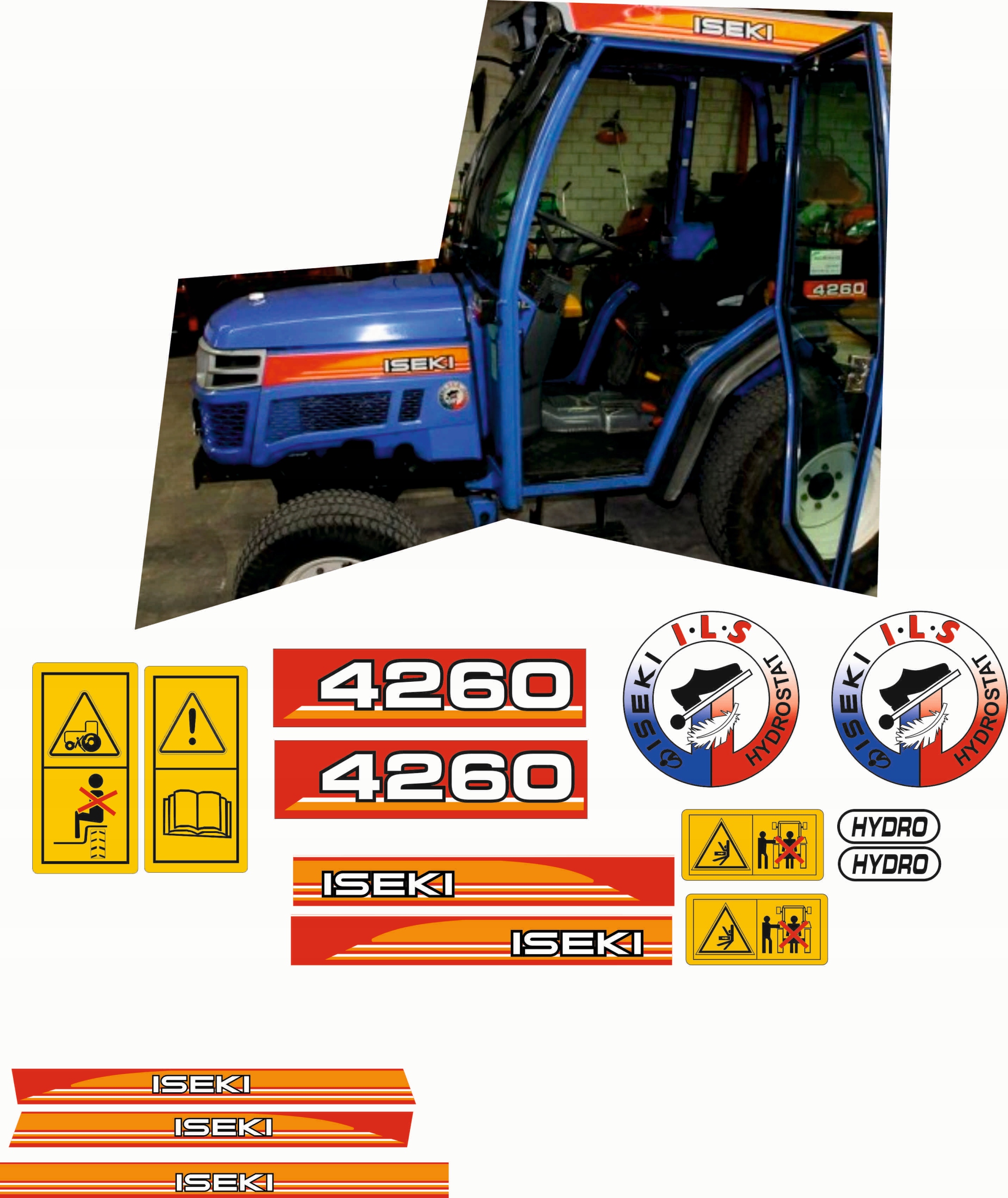 Наклейка ISEKI 4260