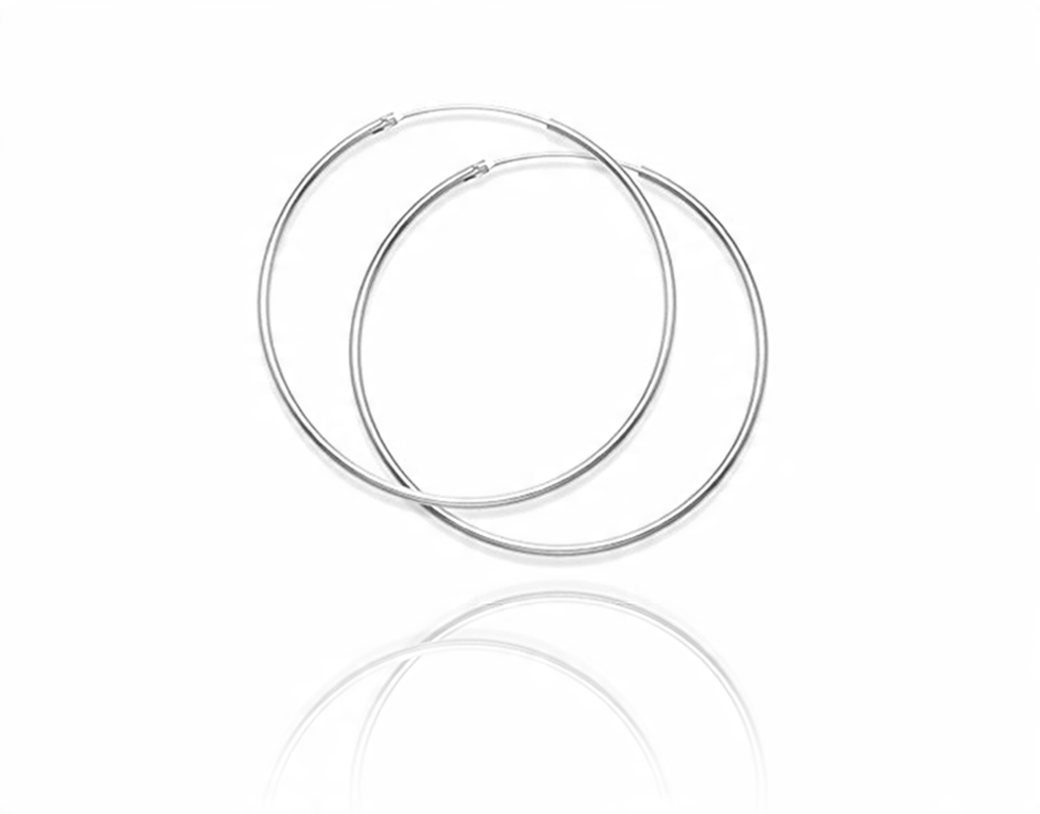 

Srebrne Kolczyki Klasyczne Kółka 28mm Srebro 925