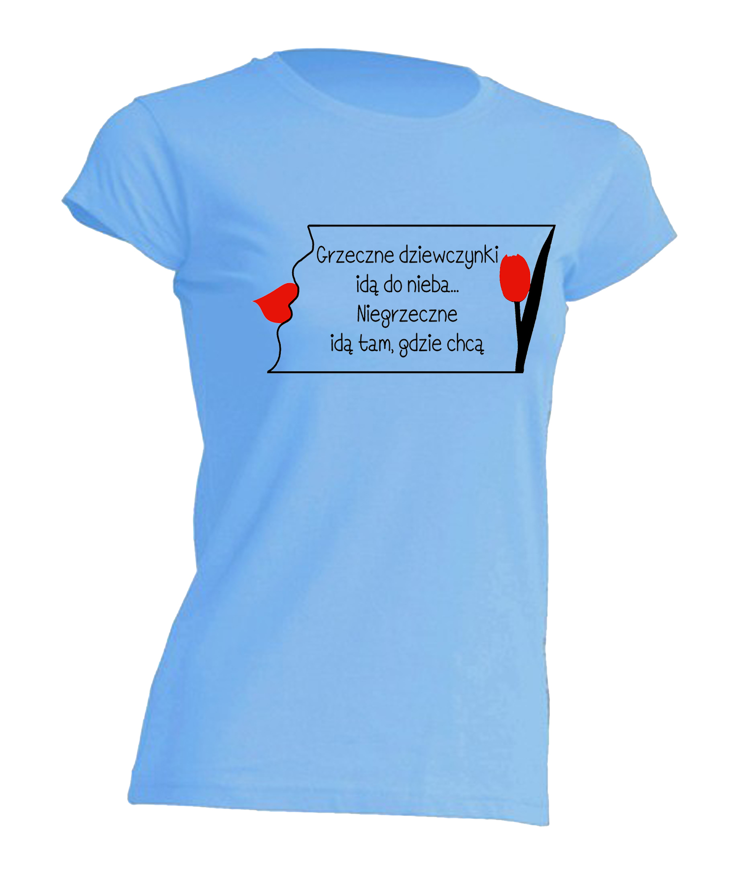 

Koszulka t-shirt Grzeczne Dziewczynki Idą Do Nieba