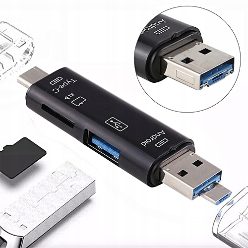 Супер OTG кард-ридер D-188 3 в 1 USB Type C Micro производитель JVY