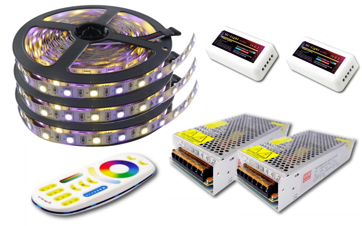 Led Set 5050 Rgbw teplá biela Mi-Light 15 m