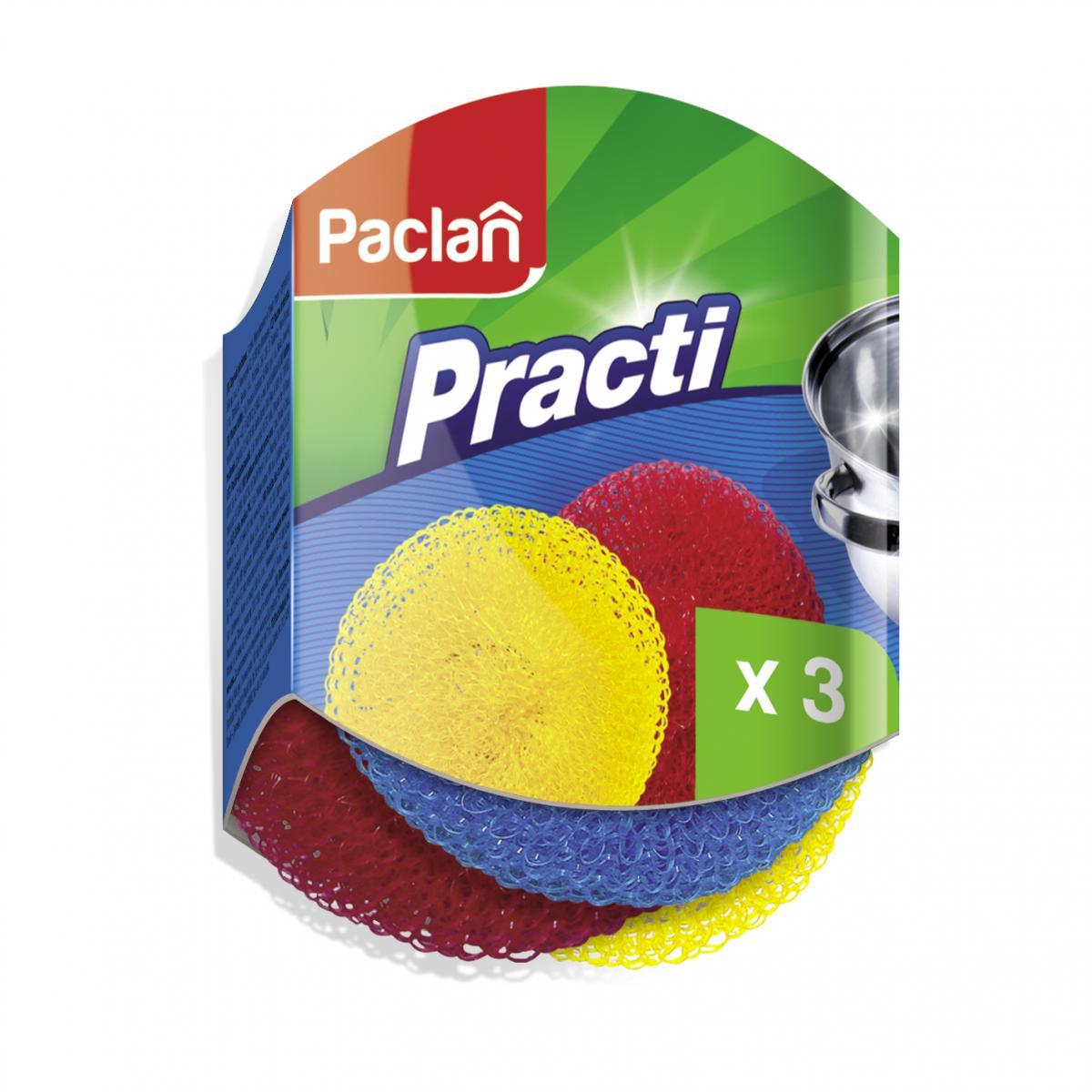 

Zmywak Plastikowy 3szt. duży 8g! Paclan Practi