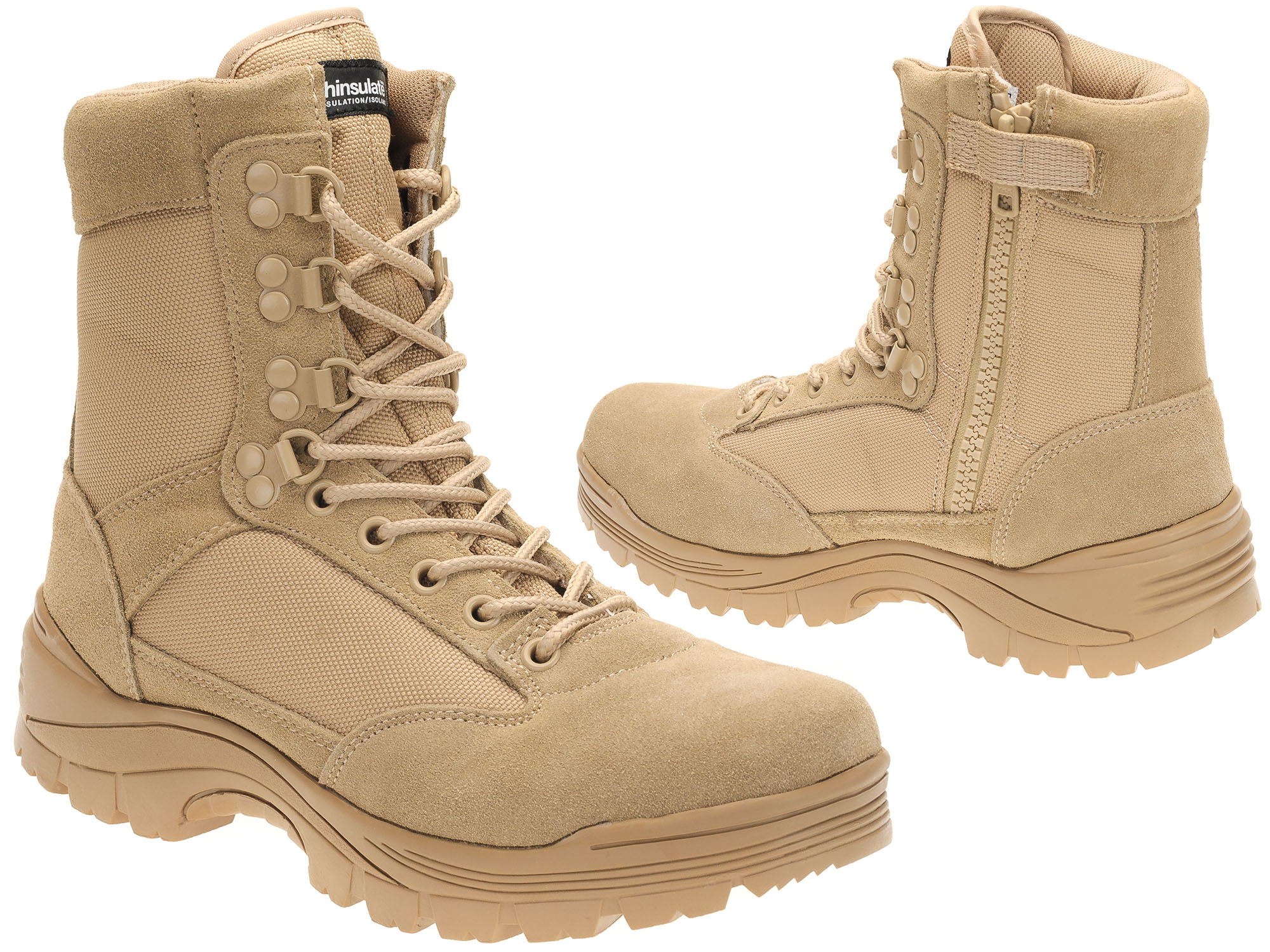 

Buty Taktyczne Thinsulate 3M zamek Ykk Khaki 38