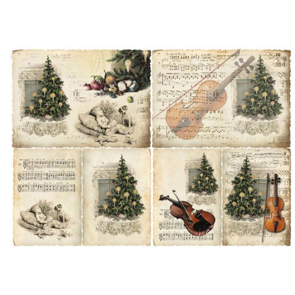 Papier do decoupage Klasyczny A4 D0317M