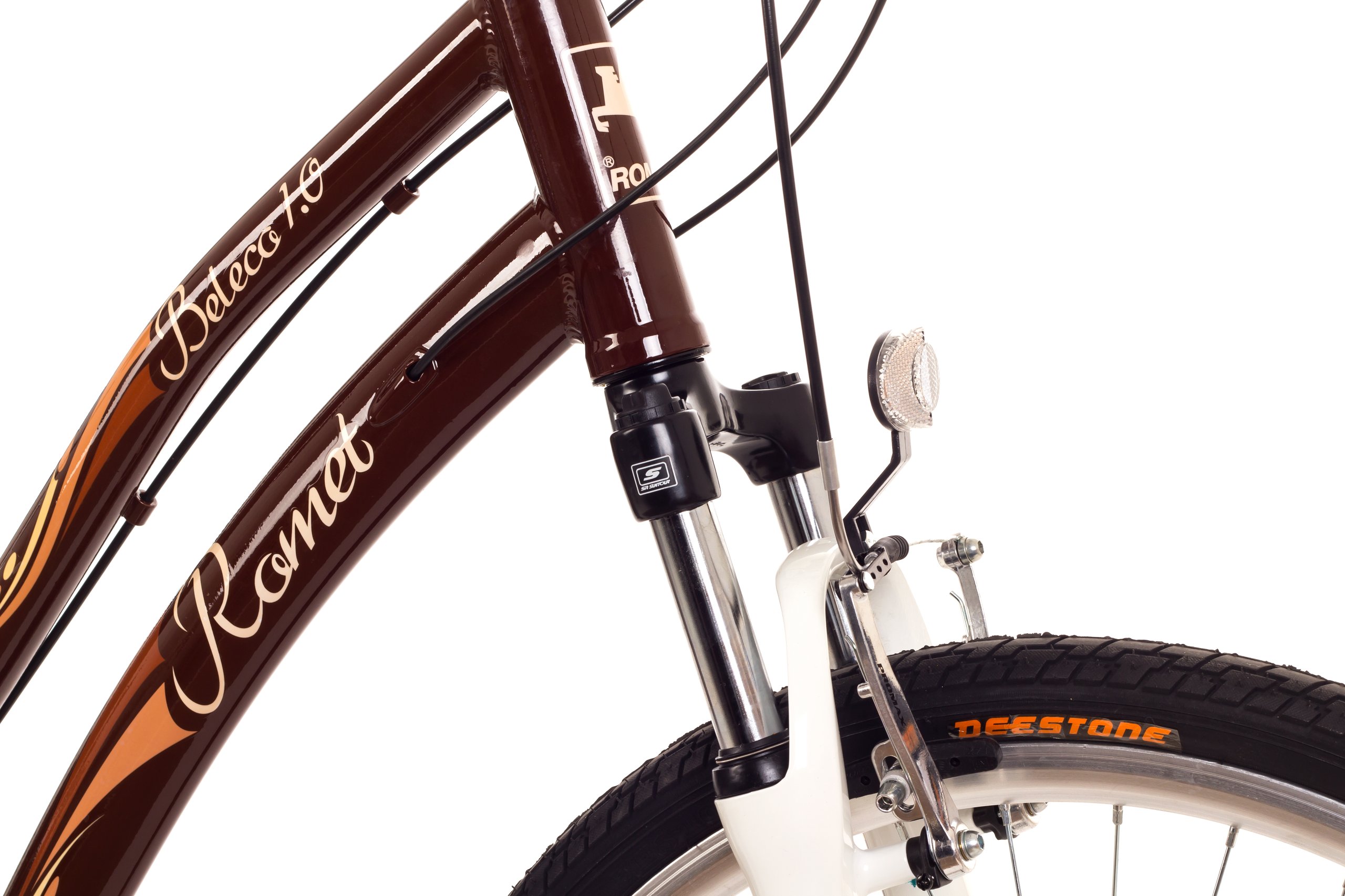 ROWER MIEJSKI 26 ROMET BELLECO 1.0 CITY Brązowy 16 Marka Romet