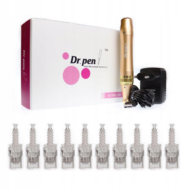 

Dr Pen M5-W +10 szt. Kartridży mezoterapia derma