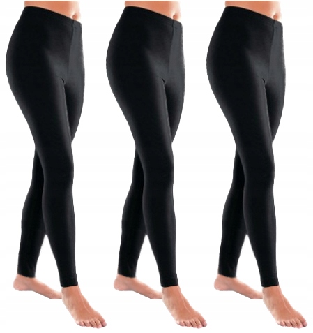 

Legginsy na Fitness bawełna+lycra kryjące S/m