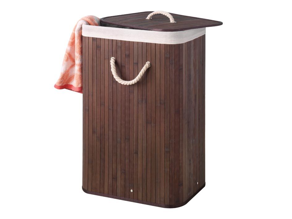 

Kosz Na Pranie Bambusowy Pojemnik Brudownik 75L