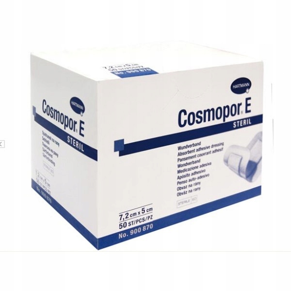 

Plaster Cosmopor E 7,2X5 Opakowanie A'50 Jałowy