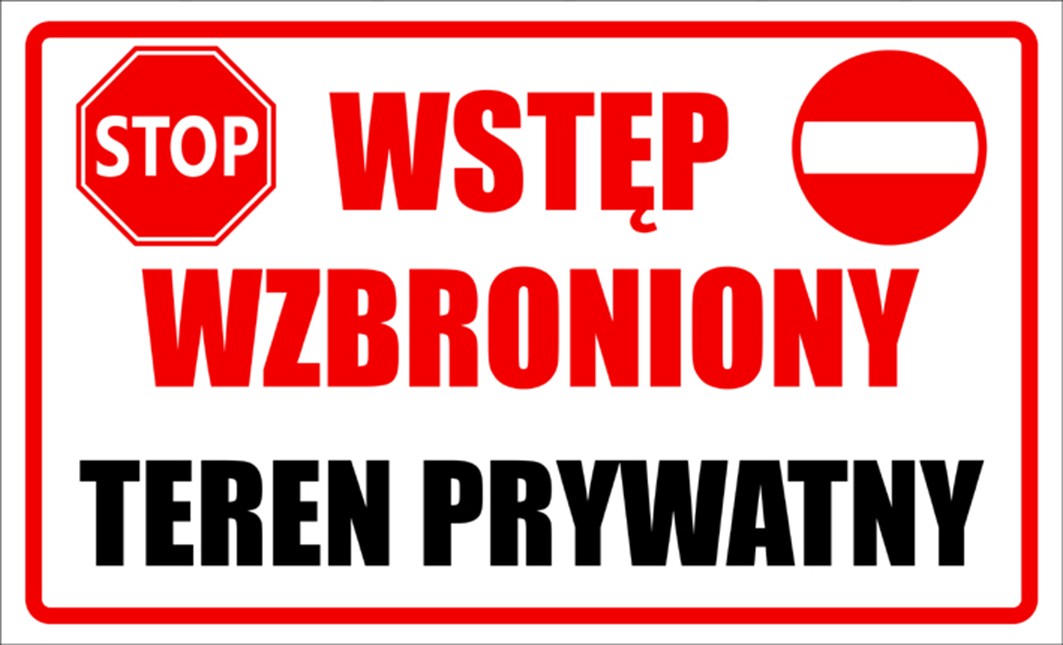 ЧАСТНАЯ собственность Табличка 32x19,5 см ПРЕДЛОЖЕНИЕ!