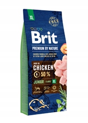 Brit Premium By Nature Junior XL 15kg kurczak