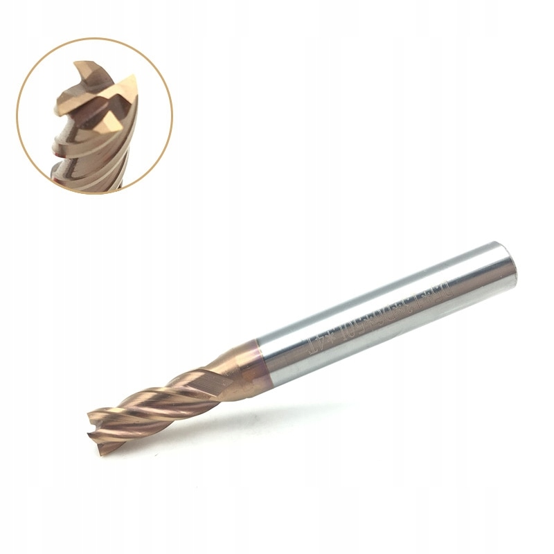 FREZ WĘGLIKOWY VHM 4 PIÓRA FI 8 MM 55HRC 8X25X75 Kod producenta FREZ WIDIOWY FI 8X25X75 4F 55HRC