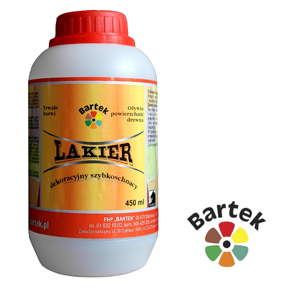 

Lakier Do Drewna Bartek 450ml Półmat 5%