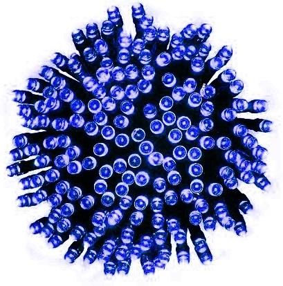 LAMPKI CHOINKOWE 200 LED NIEBIESKI STAŁE HURT