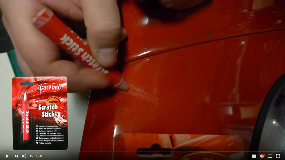 Kredka Pisak do maskowania rys BIAŁA Producent CarPlan