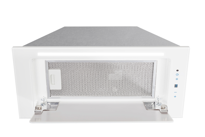 OKAP KUCHENNY TOFLESZ LINEA GLASS 60CM PASEK LED!! Kolor dominujący biały