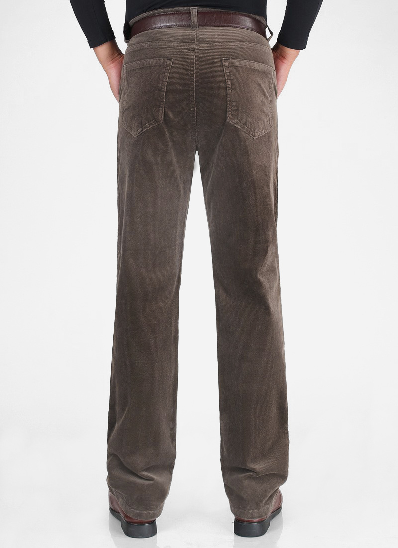 Spodnie Sztruksowe Męskie TANER 102 cm/36 brązowe Kolor brązowy