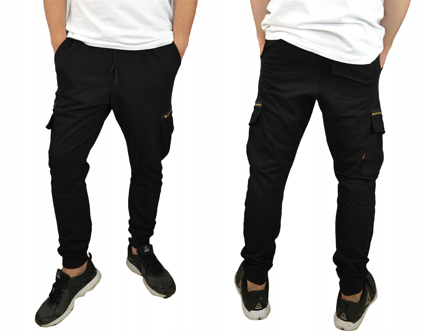 

Dresy Baggy Bojówka jogger Wery Roz_164 czarne