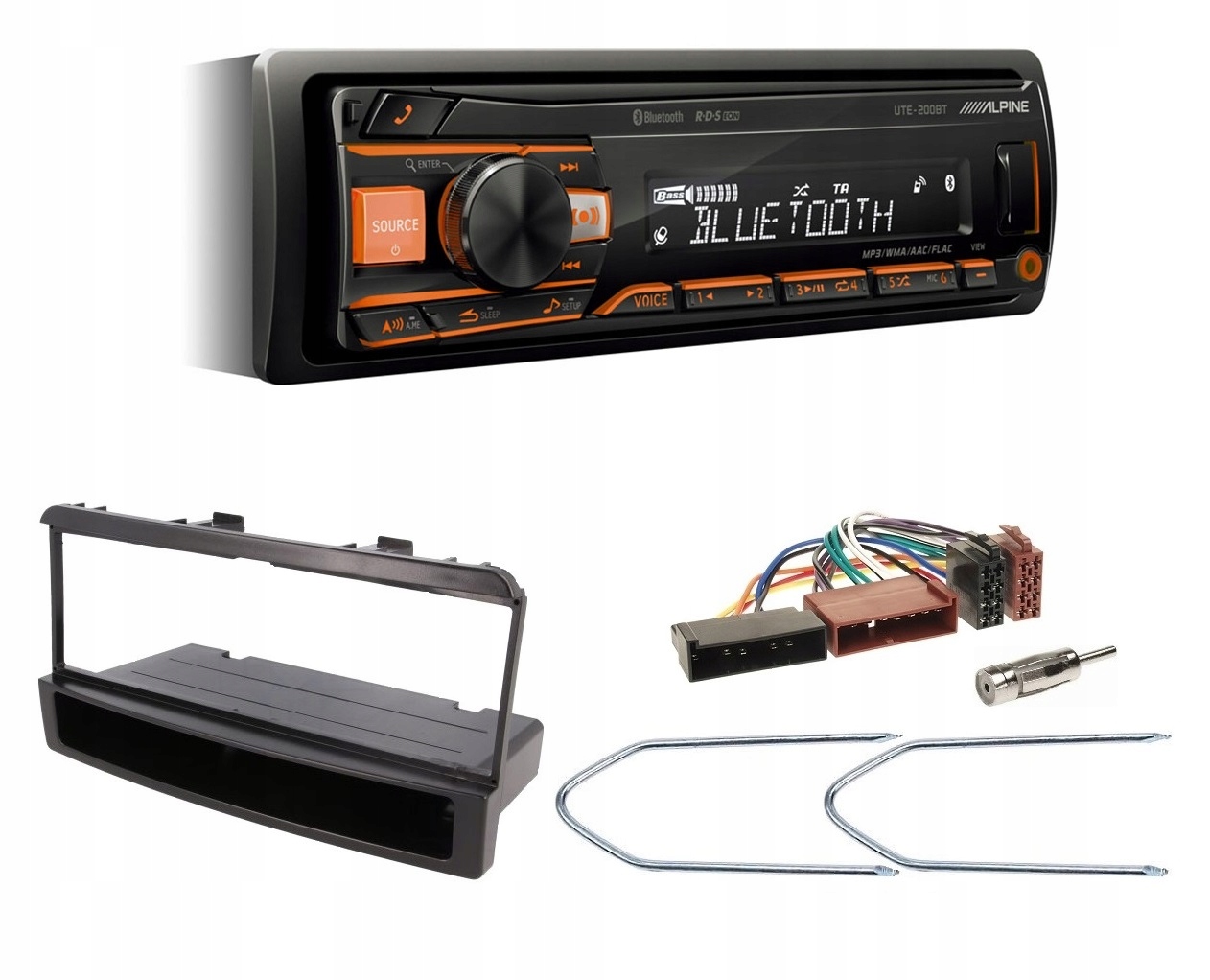 Automobilové rádio Alpine UTE-200BT Bluetooth Ford Focus Mk 1 Scorpio Escort