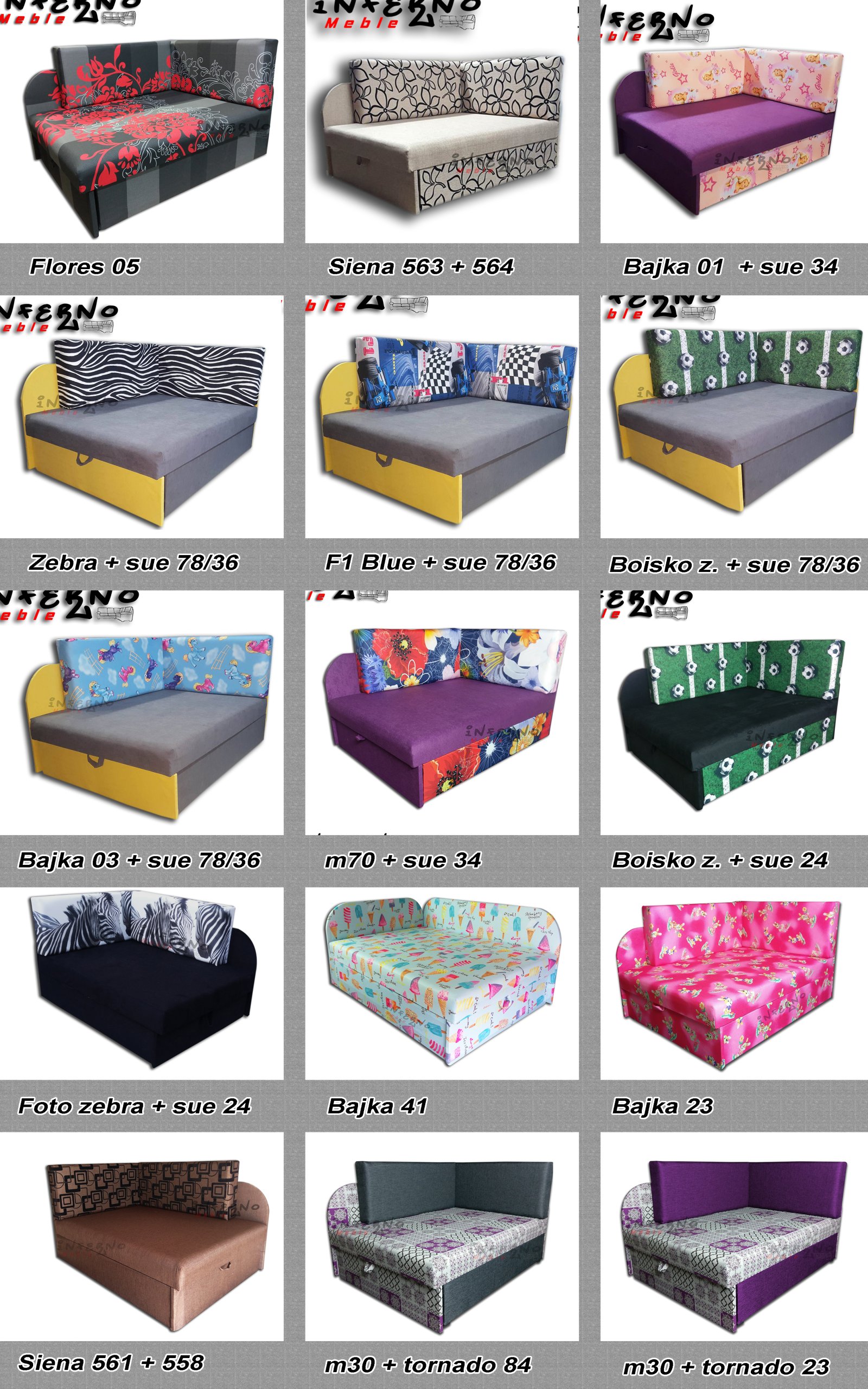 Rogówka dziecięca, sofka, łóżko, wypoczynek Bohater brak