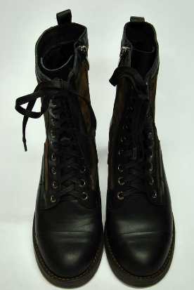 NIK 0237 damskie TRAPERY glany SKÓRA khaki r. 39 % Rozmiar 39