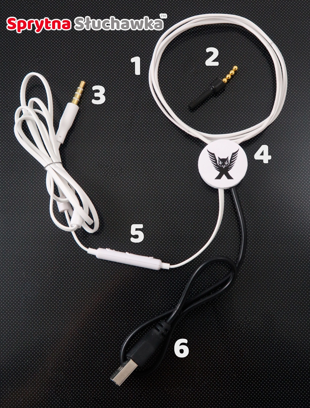 Mikro-słuchawka słuchawka na egzamin studia mini Marka inna