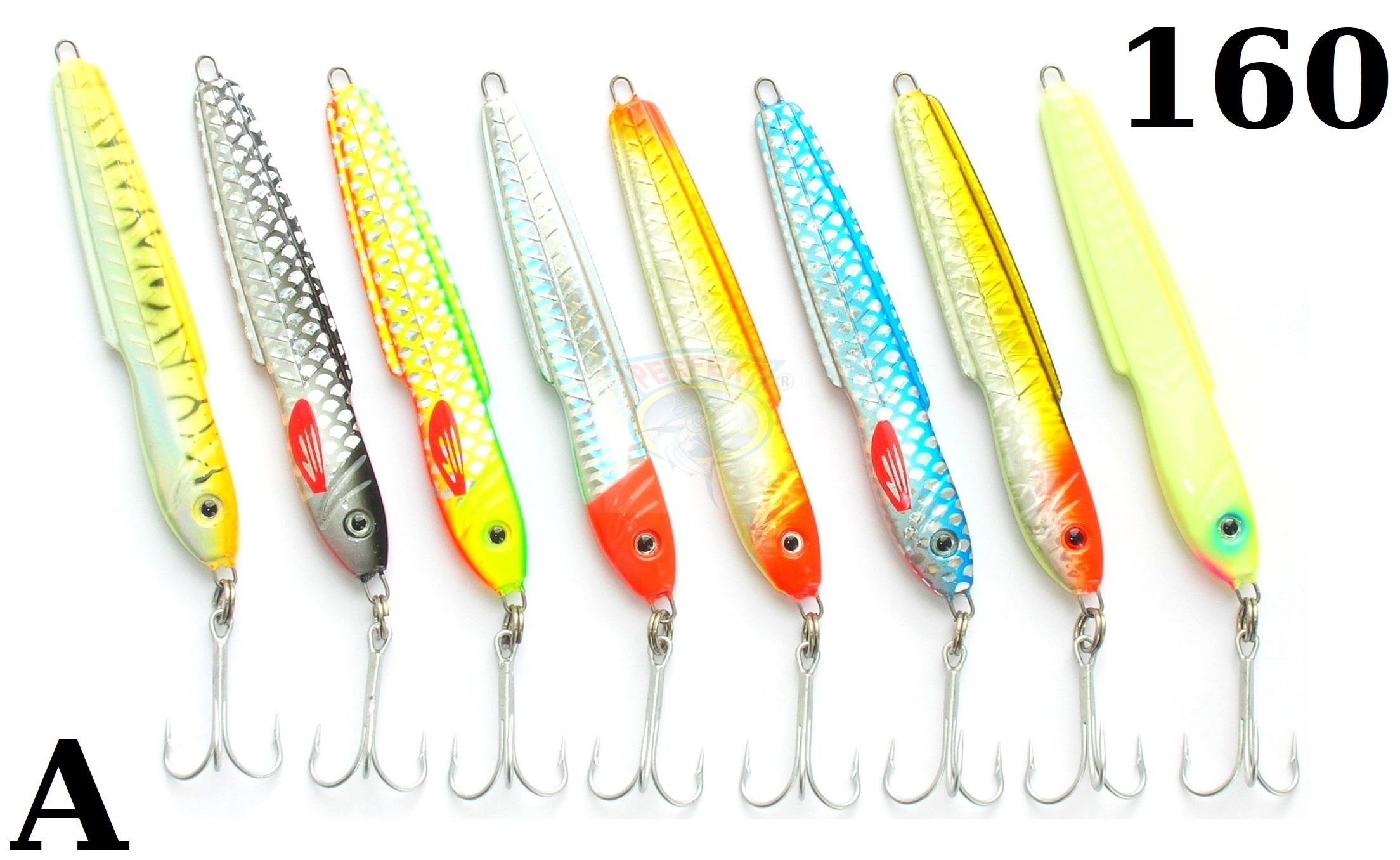 8 X Treska Pilker Perfekt Bora Sport 160gr s.A.