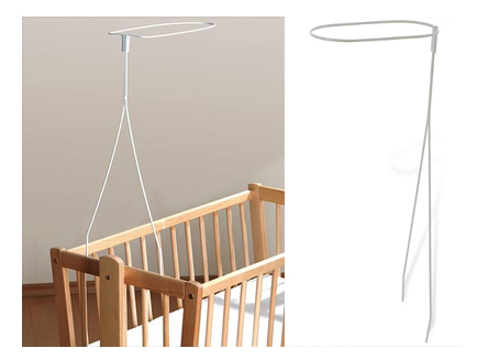 STELAŻ DO KOŁYSKI ŁÓŻECZKA BALDACHIMU MOSKITIERY Marka inna marka