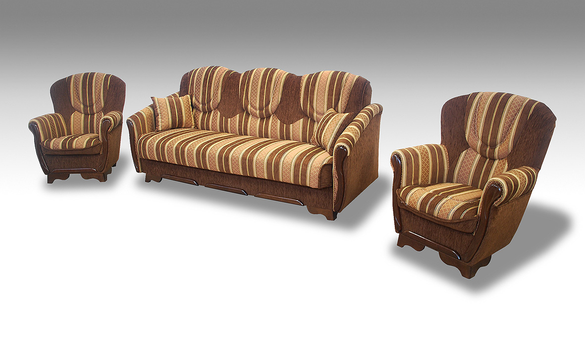 комплект мебели для гостиной диван и кресло