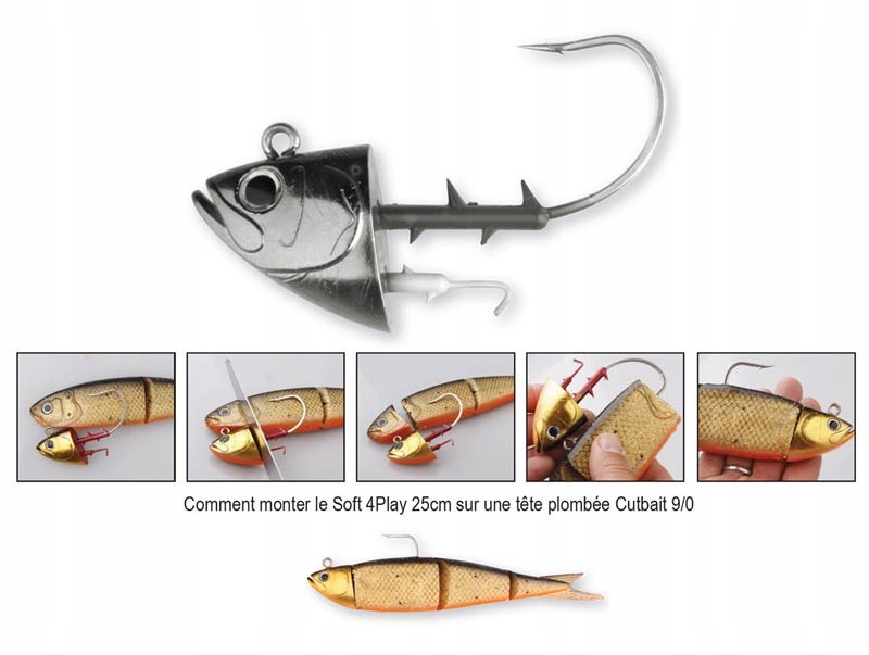 SAVAGE GEAR GŁÓWKA JIGOWA CUTBAIT HERRING 185g 9/0 2szt EAN (GTIN) 5706301437532
