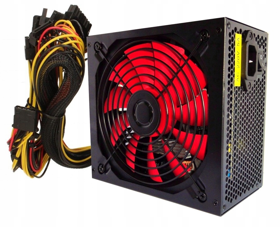 

Zasilacz Gaming 550Watt 80+ Pfc 14cm 2xPCI 4xSATA