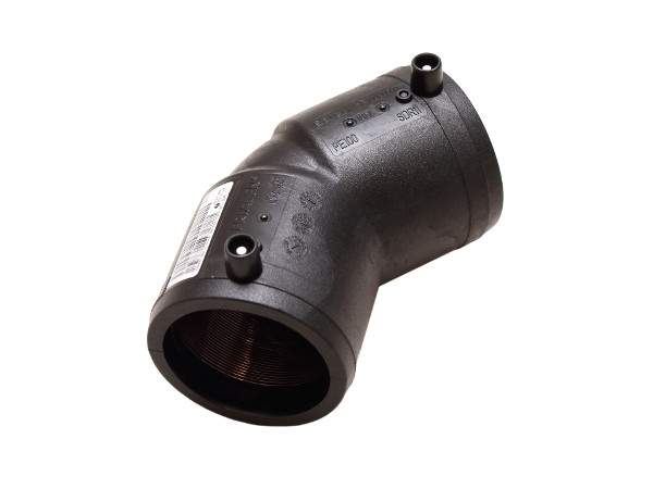 Elektroodporové koleno pre rúry Pe 125 < 45 Frialen W 45